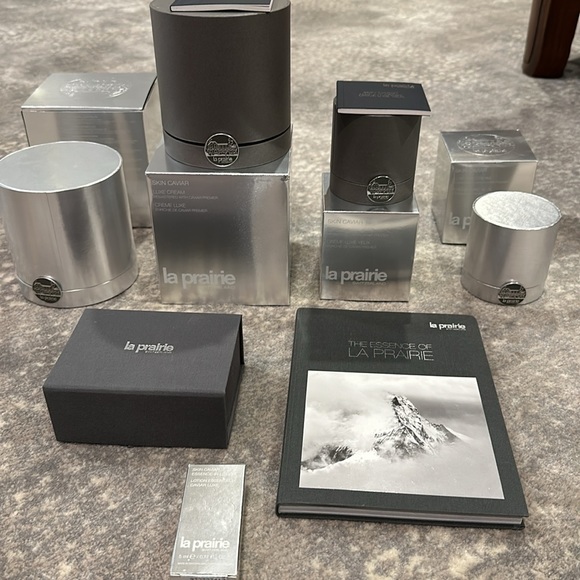 LA PRAIRIE BUNDLE ALL EMPTY EXCEPT TUBE OF SKIN CAVIAR ESSENCE LOTION - Picture 10 of 11